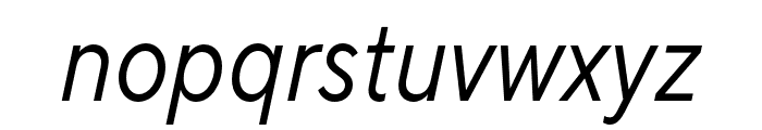 TT Norms Pro Condensed Italic Font LOWERCASE