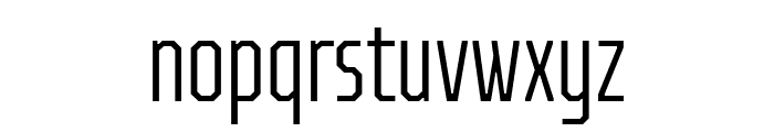 TT Octosquares Trial Compressed ExtraLight Font LOWERCASE