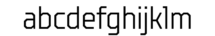 TT Octosquares Trial Condensed ExtraLight Font LOWERCASE