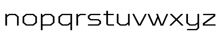 TT Octosquares Trial Expanded ExtraLight Font LOWERCASE