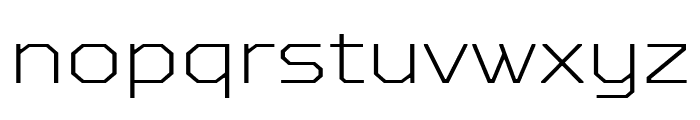 TT Octosquares Trial Expanded Thin Font LOWERCASE