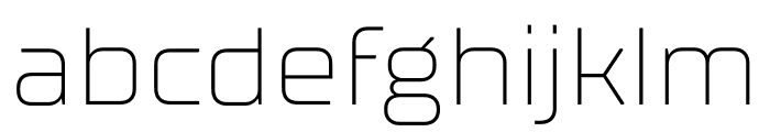 TT Supermolot Neue Trial Expanded ExtraLight Font LOWERCASE