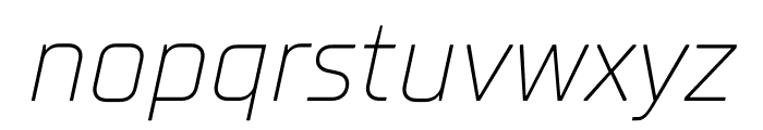 TT Supermolot Neue Trial ExtraLight Italic Font LOWERCASE