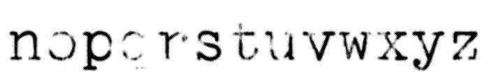 TT2020StyleF Regular ASCII Font LOWERCASE
