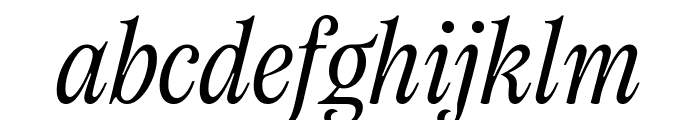 Tartuffo LightItalic Font LOWERCASE
