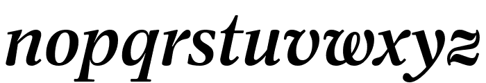 TekstABoldItalic Font LOWERCASE