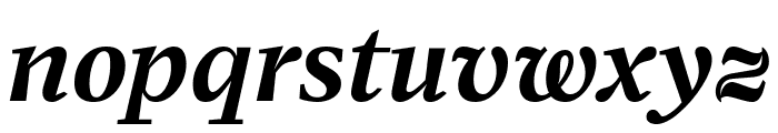 TekstDBoldItalic Font LOWERCASE