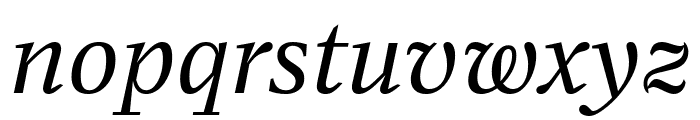 TekstDItalic Font LOWERCASE