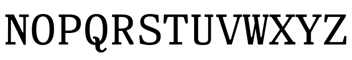 TekstEORMRoman Font UPPERCASE