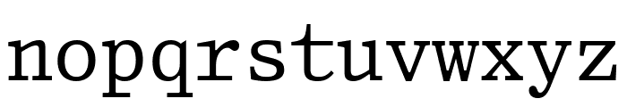 TekstEORMRoman Font LOWERCASE