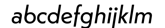 Telefon NormalItalic Font LOWERCASE