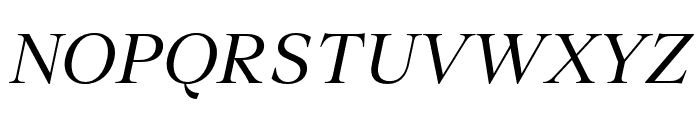 TeodorTRIAL RegularItalic Font UPPERCASE