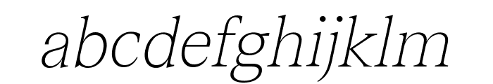 TeodorTRIALVF Italics Font LOWERCASE