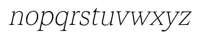 TeodorTRIALVF Italics Font LOWERCASE