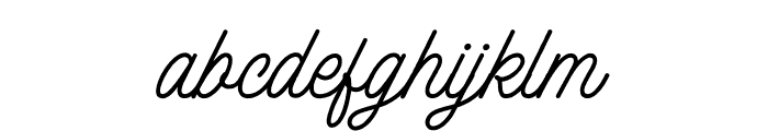 The Boutique Cursive   Inky Font LOWERCASE