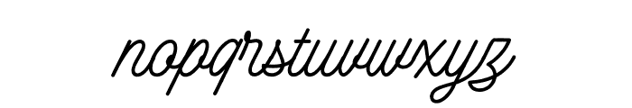 The Boutique Cursive   Inky Font LOWERCASE