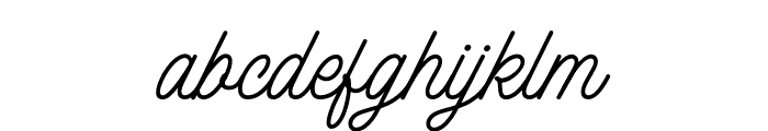 The Boutique Cursive   Regular Font LOWERCASE