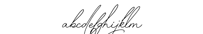 The Handwritten Watermark Regular Font LOWERCASE