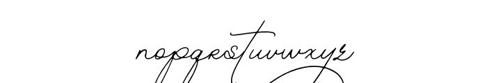 The Handwritten Watermark Regular Font LOWERCASE