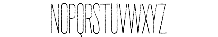 The National Light Aged Font UPPERCASE