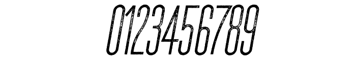 The National Regular Aged Oblique Font OTHER CHARS