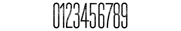 The National Regular Aged Font OTHER CHARS