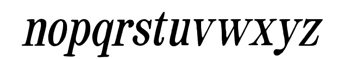 The Sterling Bros Rough Oblique Font LOWERCASE