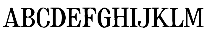 The Sterling Bros Rough Font UPPERCASE