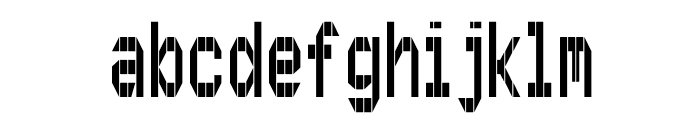 Thermo Alpha Font LOWERCASE