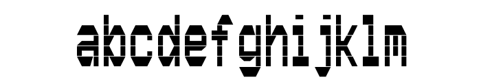 Thermo Delta Font LOWERCASE