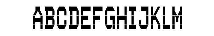 Thermo Kappa Font UPPERCASE