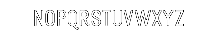 Thourenz   Outline Font LOWERCASE