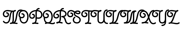 Thourenz   Regular Font UPPERCASE