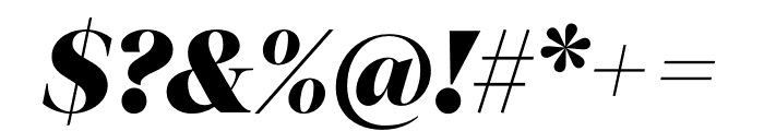 Tiempos Fine Black Italic Font OTHER CHARS