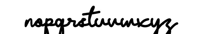 Tiny Body Script Font LOWERCASE