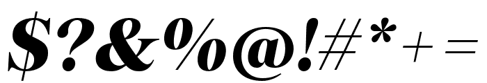 TobiasTRIAL HeavyItalic Font OTHER CHARS