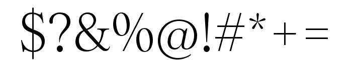 TobiasTRIAL Light Font OTHER CHARS