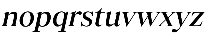 TobiasTRIAL MediumItalic Font LOWERCASE