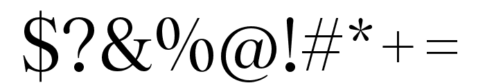 TobiasTRIAL Regular Font OTHER CHARS