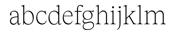 TobiasTRIAL Thin Font LOWERCASE