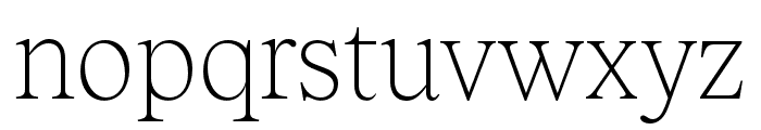 TobiasTRIAL Thin Font LOWERCASE