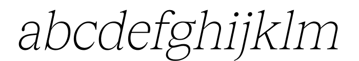 TobiasTRIALVF Italics Font LOWERCASE