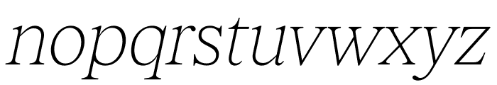 TobiasTRIALVF Italics Font LOWERCASE