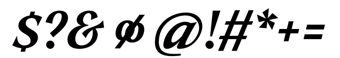 Tongari Display Bold Italic Font OTHER CHARS