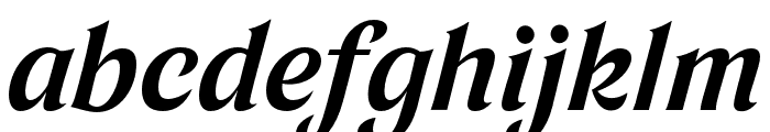 Tongari Display Bold Italic Font LOWERCASE
