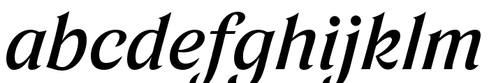 Tongari Display Medium Italic Font LOWERCASE
