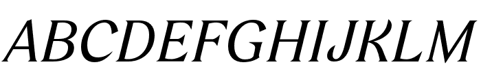 Tongari Display Regular Italic Font UPPERCASE