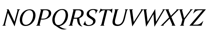 Tongari Display Regular Italic Font UPPERCASE