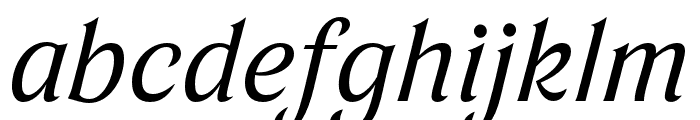 Tongari Display Regular Italic Font LOWERCASE