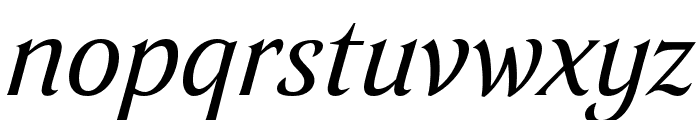 Tongari Display Regular Italic Font LOWERCASE